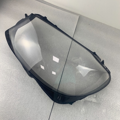Modelo de carro Para Benz C-CLASSE W205 Peças para automóveis Capa de plástico de vidro Superfície LED