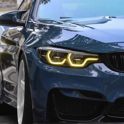 Outra cor Limão Amarelo Olhos de Anjo DRL Farol LED para BMW F80 M3 F32 F82 M4 F36