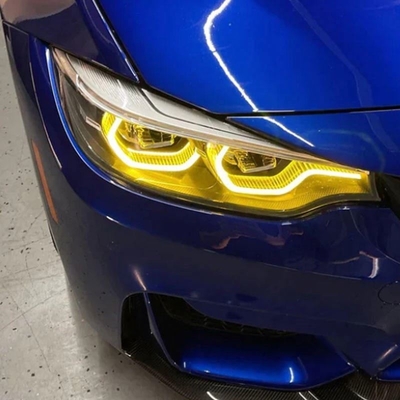Outra cor Limão Amarelo Olhos de Anjo DRL Farol LED para BMW F80 M3 F32 F82 M4 F36