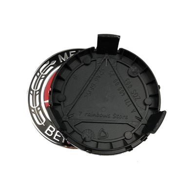 Preto Azul 75mm Rodas de aro Hub Caps Rodas Centro Caps Para Mercedes Benz A1714000025