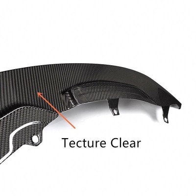 100% testado GT4 estilo carbono seco front bumper lip para BMW F80 M3 F82 F83 M4 CS GTS