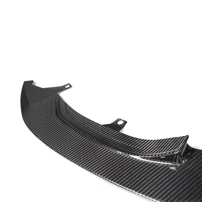100% testado GT4 estilo carbono seco front bumper lip para BMW F80 M3 F82 F83 M4 CS GTS
