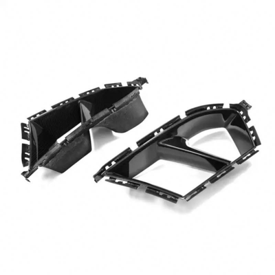 Substitua/repara MP Style Pre-Preg Fibra de Carbono Seca Vents Front Bumper Para BMW Série 3 G80 M3 G82 M4