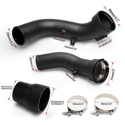 6061 Alumínio Entrada de Ar Turbo Carregamento Tubo Intercooler Frigorífico Tubo Mangueira Kit Para BMW