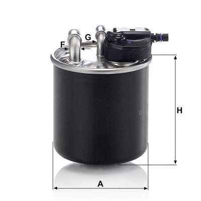 Substituição/reparação Excelente Filtro de Combustível Diesel OEM WK820/15 para Motor de Automóveis Mercedes Benz