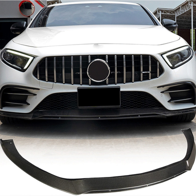 Outras fibras de carbono C257 Parafuso frontal de bico divisor de queixo Para Mercedes Benz CLS CLS 400 Sport CLS53 AMG 2018 2019