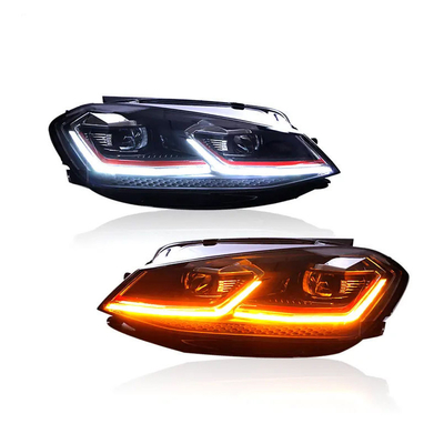 Experimente os mais recentes faróis sequenciais de estilo LED Tipo 7.5 para VW Golf Mk7 2013-2020