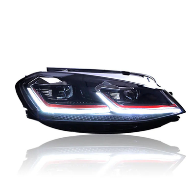 Experimente os mais recentes faróis sequenciais de estilo LED Tipo 7.5 para VW Golf Mk7 2013-2020