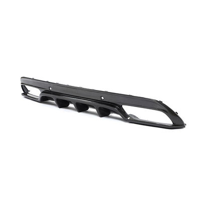 Fibra de carbono real parafusor traseiro difusor de lábio para Mercedes Benz W205 C250 Sport C43 C63 AMG 2015 2019
