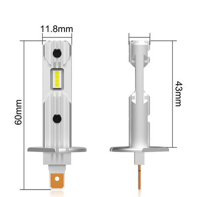 10 watts faróis LED 10000Lm H8 H10 H7 H1 H11 H16 9005 9006 9012 Com lâmpadas LED