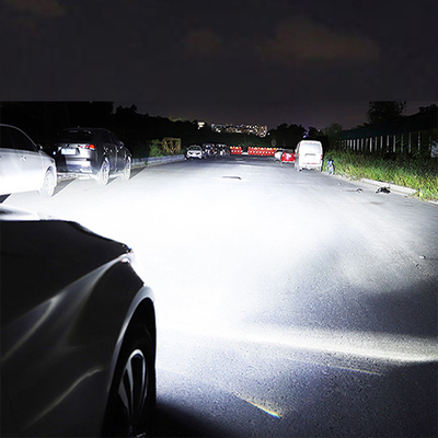 10 watts faróis LED 10000Lm H8 H10 H7 H1 H11 H16 9005 9006 9012 Com lâmpadas LED