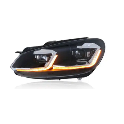 VW Golf 6 Farol LED Lâmpada de sinal DRL HID Bi Xenon Acessórios para automóveis para 2008-2012