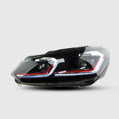 VW Golf 6 Farol LED Lâmpada de sinal DRL HID Bi Xenon Acessórios para automóveis para 2008-2012