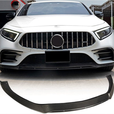 100% testado Fibra de Carbono Front Bumper Spoiler Lip para Mercedes Benz CLS CLS400 Sport