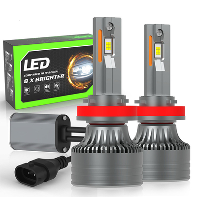 Lâmpadas LED impermeáveis IP65 para automóveis universais H1 H4 H19 H7 H18 H8 H11 9005 9006 9012