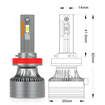 Lâmpadas LED impermeáveis IP65 para automóveis universais H1 H4 H19 H7 H18 H8 H11 9005 9006 9012