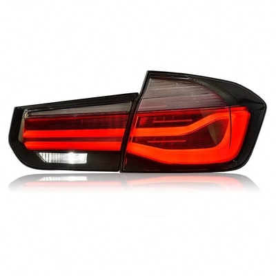 Luz traseira LED de 36w Para BMW 3 F30 F35 Com sinal de virada de streamers e compatibilidade com carros