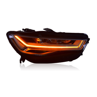 C7P Luz de dia LED Matriz Faróis de montagem para A6L Modificado para Audi A6L