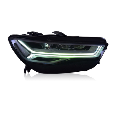 C7P Luz de dia LED Matriz Faróis de montagem para A6L Modificado para Audi A6L