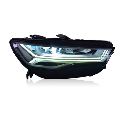 C7P Luz de dia LED Matriz Faróis de montagem para A6L Modificado para Audi A6L