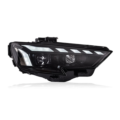 2017-2020 Audi A3 conjunto de faróis com lente LED modificada água corrente e sinal de virada
