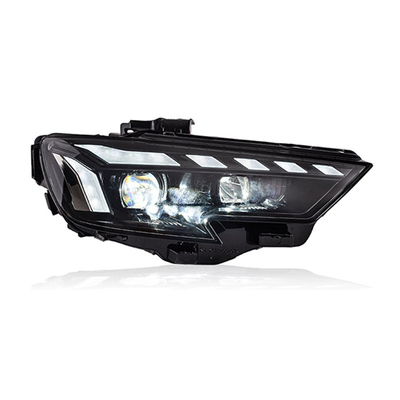 2017-2020 Audi A3 conjunto de faróis com lente LED modificada água corrente e sinal de virada