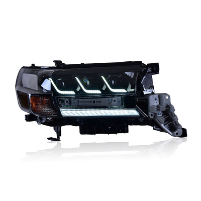 Toyota Land Cruiser 16-20 Luzes de dia LED com sinais de virada de água corrente