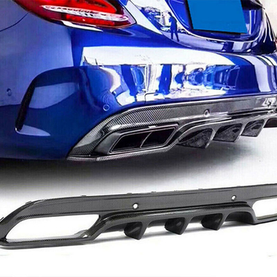 Atualize o seu Mercedes Benz W205 C250 Sport com o Difusor de Lip do Para-choque traseiro de fibra de carbono