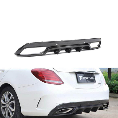 Atualize o seu Mercedes Benz W205 C250 Sport com o Difusor de Lip do Para-choque traseiro de fibra de carbono