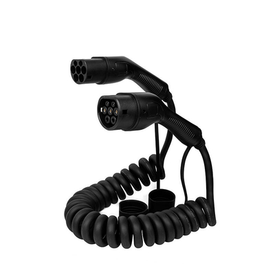 16A 3Fase Black EV Charger Mode Nível 3 cabo de carregamento de EV elétrico para carros elétricos