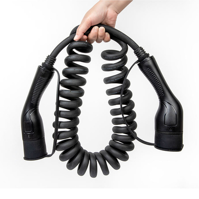 16A 3Fase Black EV Charger Mode Nível 3 cabo de carregamento de EV elétrico para carros elétricos