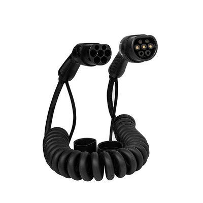 Mercado europeu Cabos de carregamento de veículos elétricos de tipo 2 a tipo 1 com uma faixa de temperatura de -30 oC a 50 oC