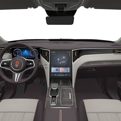 2022 2023 Hongqi Hs7 Carro a gasolina com luz diurna LED e radar frontal 4 traseiro 4