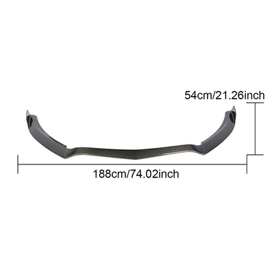 194*62*13CM GT Fibra de Carbono Limpão Frontal Para Mercedes Benz AMG GTR 2016-2018 Bumpper Frontal