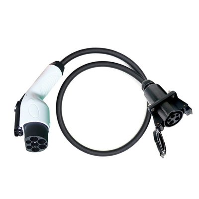 Adaptador de estação de carregamento de automóveis elétricos J1772 para GBT 32A 250V AC Temp. de funcionamento 30 50