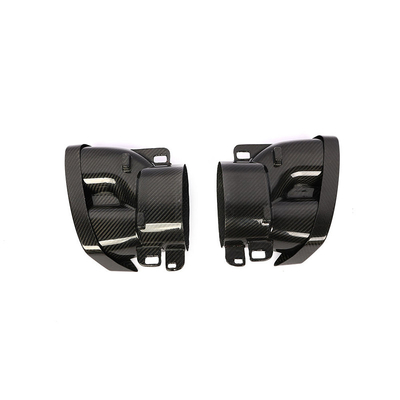 Outro ano tubos de escape de fibra de carbono seca W205 para Mercedes Benz W213 W218 W222 GLE GLC CLA 2019