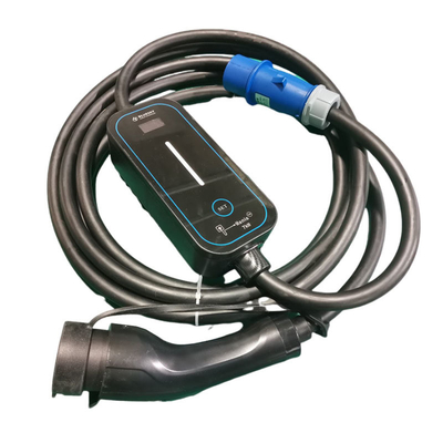 GBT Carregador de veículos elétricos portátil Tipo1/Tipo2 Veículos elétricos com corrente reguladora 16A/32A