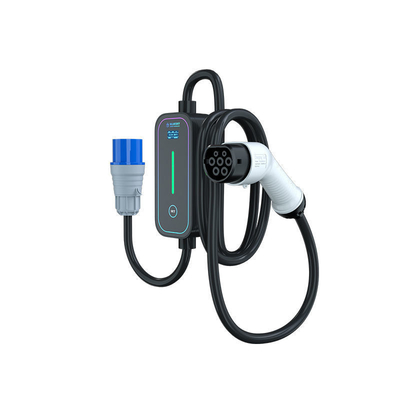 Carregador de veículos elétricos portátil de 7 kW para carregamento a bordo a uma temperatura ambiente de -30°C a 50°C