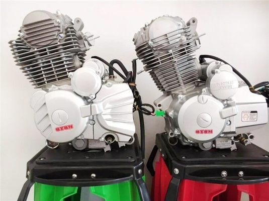Custo Venda 43,5*38,5*52cm Restauração de motor de motocicleta com sistema de escape branco