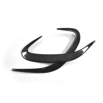 Fibra de carbono traseiro pára-choque Canards Splitters Vents para Mercedes Benz C217 S500 S63 S65 AMG