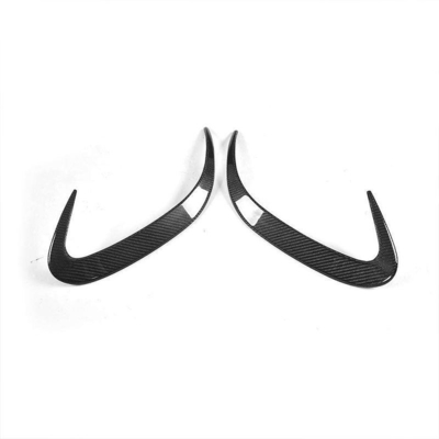 Fibra de carbono traseiro pára-choque Canards Splitters Vents para Mercedes Benz C217 S500 S63 S65 AMG