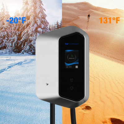 110-240V Voltagem de entrada 9kw 11kw Tipo 1 carregador de parede EV com cabo de carregamento 5M TPE Jacket