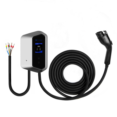 110-240V Voltagem de entrada 9kw 11kw Tipo 1 carregador de parede EV com cabo de carregamento 5M TPE Jacket