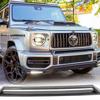 Fibra de carbono Frente parafuso Grille Vent Trims Para Mercedes Benz W463 W464 G55 G63 Amg 2019 2020
