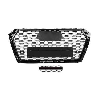Acessórios exteriores Grelha de carro preta Substituição com 125*25*54 cm Compatibilidade