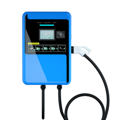 3.5 polegadas LCD Display 60KW EV Wall Charger Wallbox AC Wall Mount Car Charging Station