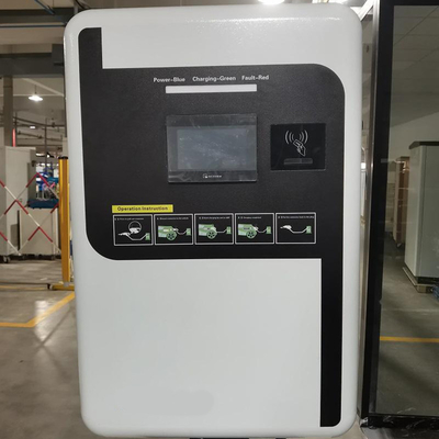 3.5 polegadas LCD Display 60KW EV Wall Charger Wallbox AC Wall Mount Car Charging Station