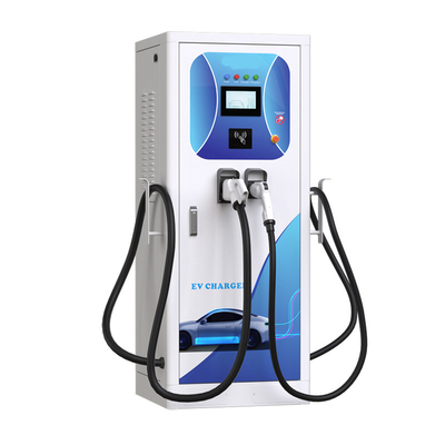 Carregamento rápido de carros elétricos Carregador comercial EV de 60 kW DC com conector GB / TCHADEMO
