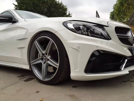 Style Body Kit para Mercedes W205 Classe C Batedor dianteiro Batedores traseiros Fenders Saias laterais