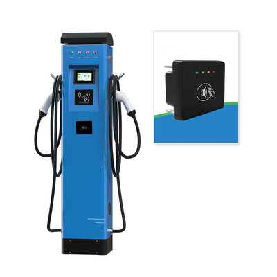 Carregador de veículos elétricos AC de 22 kW com leitor de cartão de débito POS dentro do padrão de interface Tipo1/Tipo2